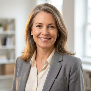 Sarah Coleman, finansų direktorė įmonėje Tvari Brangyba, pavaizduota profilio nuotraukoje